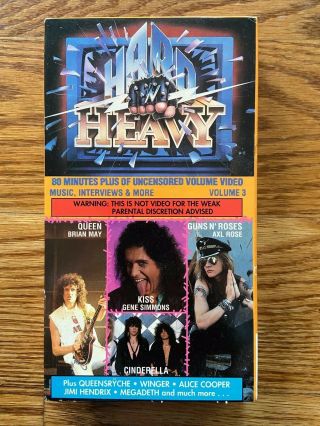 Hard N Heavy - 1981 Vhs Video Volume 3 / Guns N 