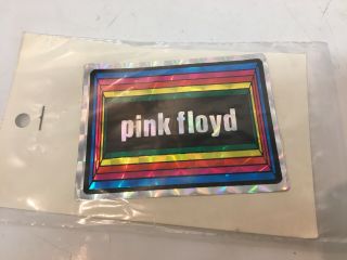 Vintage Pink Floyd Prism Sticker Awesome 3 - 1/2 " X 2 - 3/4 "