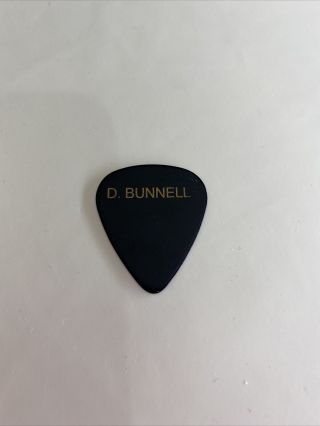 Vintage America Dewey Bunnell Signature Black Guitar Pick - 1990s Tours 2