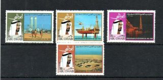 Abu Dhabi 1969 Petroleum Industry Set Hinged