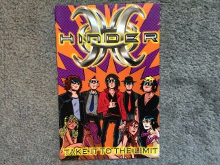 Rare Hinder Band Take It To The Limit Comic Book Chuck Bb 2008 Tim Seeley