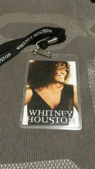Whitney Houston Nothing But Love 2010 Tour Vip Access With Lanyard