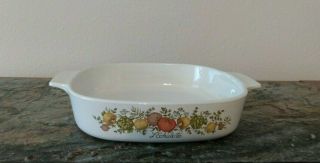 Vintage Corning Ware Spice Of Life Casserole A - 8 - B 8x8x1 3/4/super Clean/no Lid