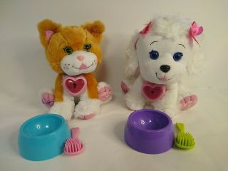 Cabbage Patch Kids Adoptimals White Puppy And Brown Kitty Pre - Owned.