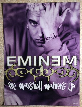 Eminem " The Marshall Mathers Lp " Promo Poster