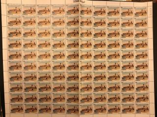 Lebanon Liban Archeological Site Full Sheet 100 Stamps Mnh