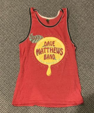 Dave Matthews Band Tank Top 7/30/03 Marysville,  California Large