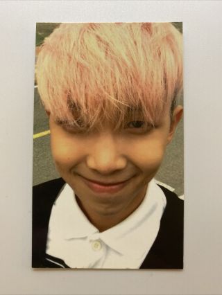 Bts Official Hyyh Pt.  2 Album Rm Photocard 5 X 8.  2 (us Ship Only)