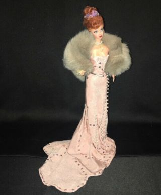 I Love Lucy Lucille Ball Barbie Doll Gown With Crystals