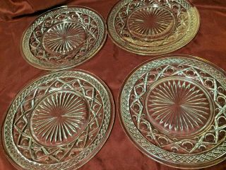 Cape Cod Salad Plates Set Of 4 By Imperial Glass