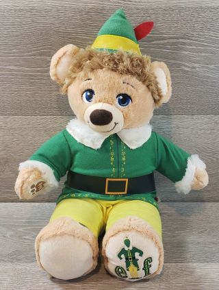 Talking Buddy The Elf Build A Bear Christmas Movie Stuffed Plush Animal Bab