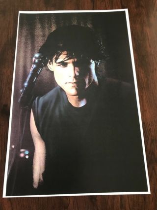 Michael Pare Poster Eddie And The Cruisers Film On The Dark Side Tender Year