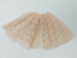 Vntg Madame Alexander Cissy Doll Lt.  Pink Lace Slip Petticoat