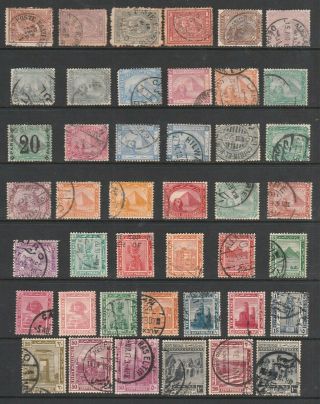 Egypt 1870s - 1920s Large Selection Of Stamps