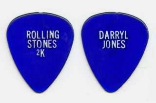 Rolling Stones Darryl Jones Guitar Pick 2000 No Security Tour Authentic