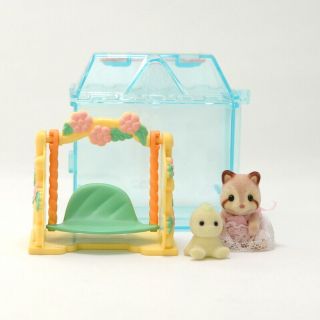 Sylvanian Families Misty Forest Flower Swing 1997 F - 10 Epoch Calico Critters