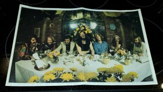 Vintage 1975 Jethro Tull Reunion 11½ " X 18½ " Album Insert Poster Ian Anderson