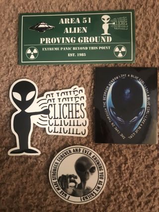Widespread Panic Alien Themed Sticker Pack