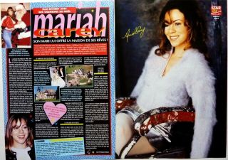 Mariah Carey = 2 Pages 1995 French Clipping (