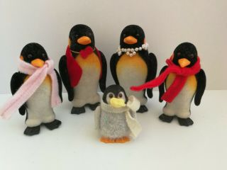 Sylvanian Families De Burgh Penguin Family With Baby.