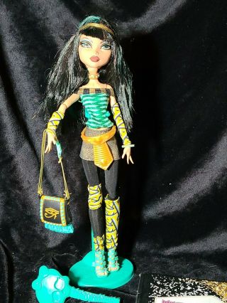Monster High Doll Cleo De Nile First Wave With Accessories Schools Out
