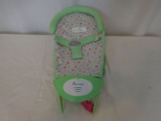 American Girl Bitty Baby Doll Musical Vibrating Bouncer Toy Bouncy Seat Music