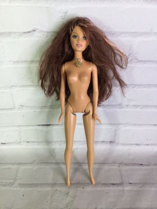 Mattel Barbie Fashion Fever Drew Doll Nude Freckles Red Brown Hair Highlights