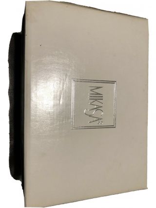 Pair (2) Vintage Mikasa Arctic Lights Cut Crystal - Brandy Snifter (box)