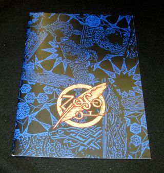 1995 Zoso Tour Program (robert Plant,  Jimmy Page).  Straight From A Case