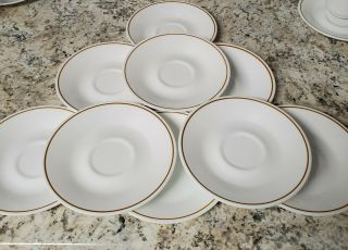 Vintage Corelle By Corning Indian Summer Saucers Set Of 9