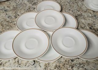 Vintage Corelle By Corning Indian Summer Saucers Set Of 9 2