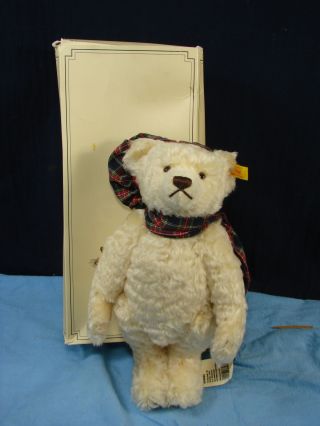 Steiff Mohair Teddy Bear,  Colin The Winter Bear,  W/hat & Growler