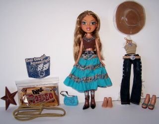 Bratz Rodeo Yasmin Doll 2 Outfits Jewelry 3 Pairs Shoes Hat Poster