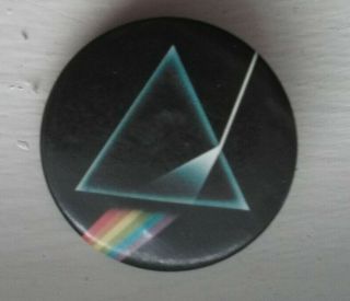 Authentic Vintage 1982 Pink Floyd Dark Side Of The Moon Pinback Button