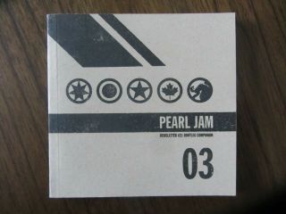 Rare Pearl Jam Newsletter 21: Bootleg Companion 03 Ten Club 2003 Nm