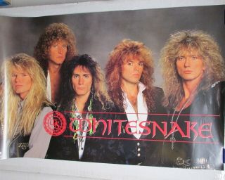Whitesnake Slip Of The Tongue 1989 24x36 " Promo Cd Store Poster 2 Sided [p75]