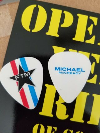 Pearl Jam Pick Mike Mccready Flight To Mars Guitar Pick