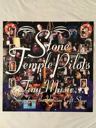 Stone Temple Pilots ‘96 Promo Poster Stp Tiny Music Songs From Vatican Gift Shop