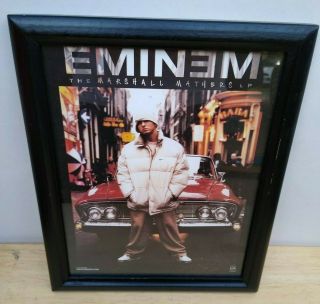 Eminem The Marshall Mathers Lp Funky 2000 Framed Mini Poster 10 " X 8 "
