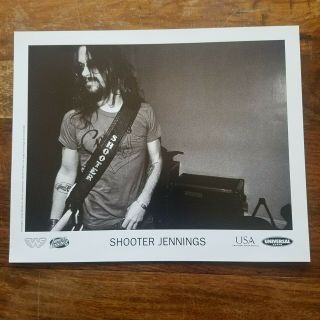Shooter Jennings Publicity Press Photo (8x10 Black And White) Waylon Jennings