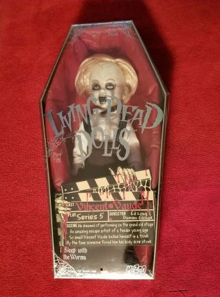 Living Dead Dolls Ldd Vincent Vaude Series 5 Mezco 10 " Box