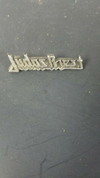 Judas Priest Logo Vintage Metal Pin Badge 80s Heavy Metal