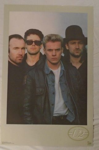 U2 1986 Poster Funky Bono The Edge