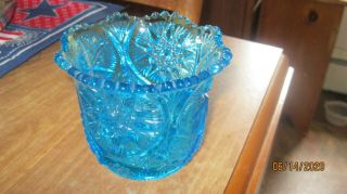 Kemple Wheaton Blue Glass Spoon Holder 1970;s