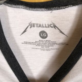 Metallica And Justice for All Tour 1988 - 1989 Worn Ringer Vintage Remake L 3