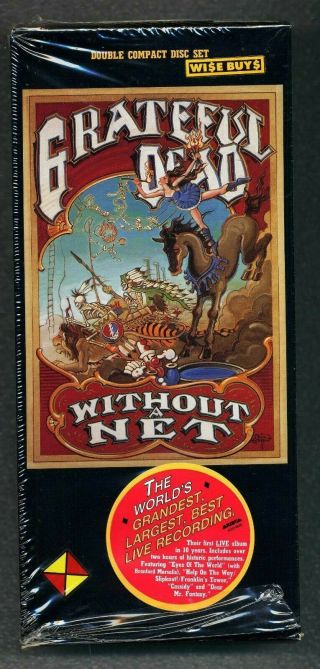 Grateful Dead - Without A Net - Empty Longbox No Cd Long Box Only