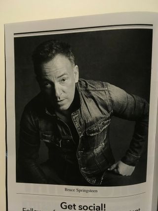 Springsteen On Broadway Playbill - November 2017 - Bruce Springsteen 3