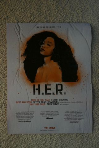 H.  E.  R.  " Song Of The Year - I Can 