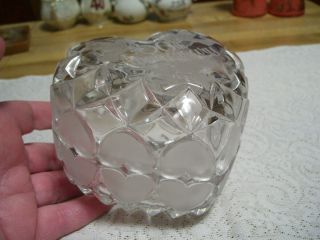West Germany Lead Crystal Glass 50th Anniversary Candy Dish