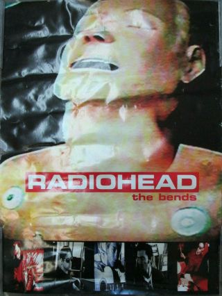 Radio Head The Bends,  Capitol Promotional Poster,  1995,  18x24,  G,